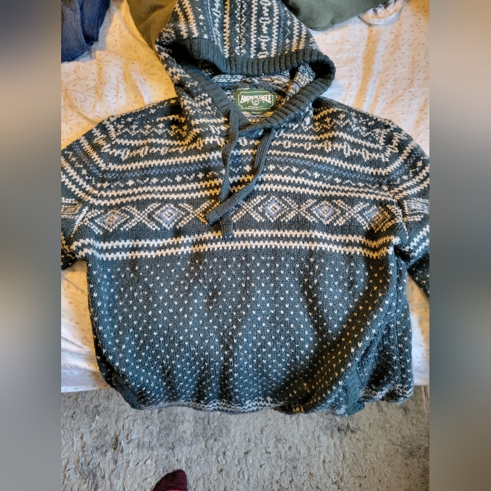 American Eagle christmas hoodie